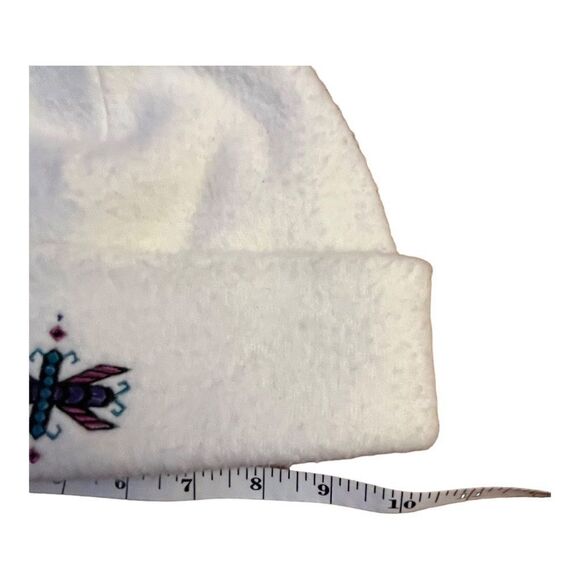 Turtle Fur Beanie Hat In White Fleece Girls OS - Picture 4 of 5